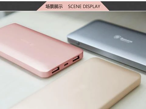 Baseus 10000mAh Dual USB Power Bank Tragbares Handy-Ladegerät Powerbank für iPhone Xiaomi Externe Batterie Poverbank