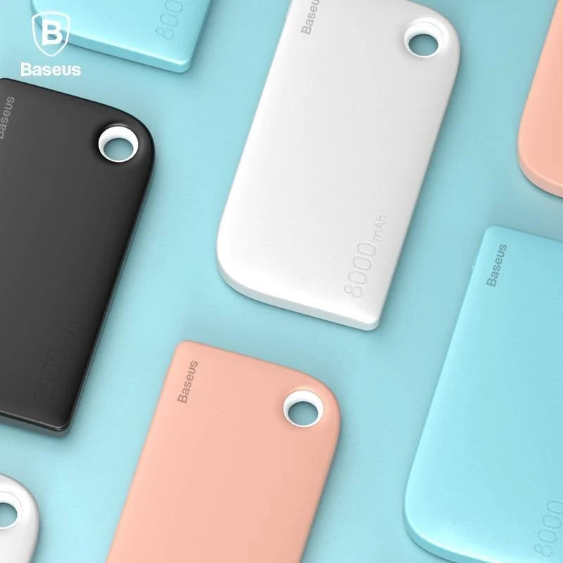 Baseus Dual USB Power Bank 8000mAh Poverbank Tragbares externes Batterieladegerät für Samsung iPhone Xiaomi Powerbank