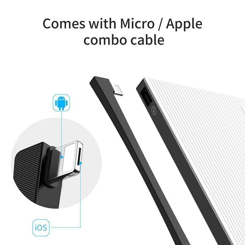 Baseus Tragbare 10000mAh Power Bank Dual USB LCD Powerbank Schlankes externes Batterieladegerät für iPhone X 8 7 Mobiltelefon Poverbank