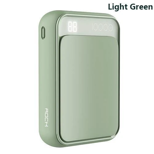 ROCK Led mi ni Power Bank 10000 mAh Tragbarer externer Akku Dünne Poverbank Für iPhone X 8 7 6 Samsung S8 S9 Xiaomi mi power bank