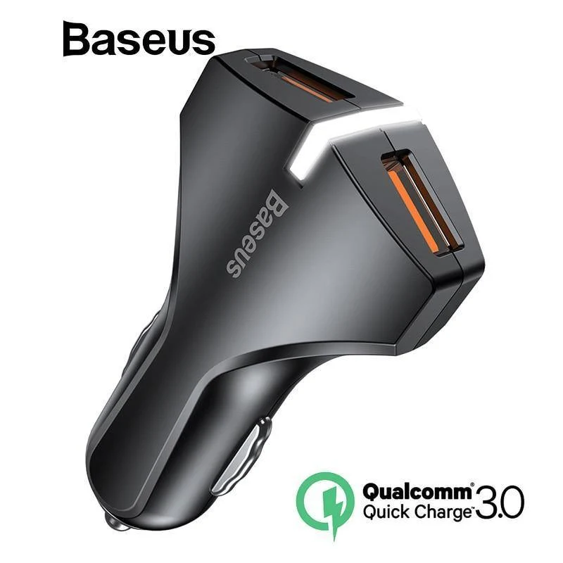 Baseus Quick Charge 3.0 Autoladegerät für Samsung Schnellladegerät QC 3.0 USB-Handyladegerät für Huawei Xiaomi Schnellladen