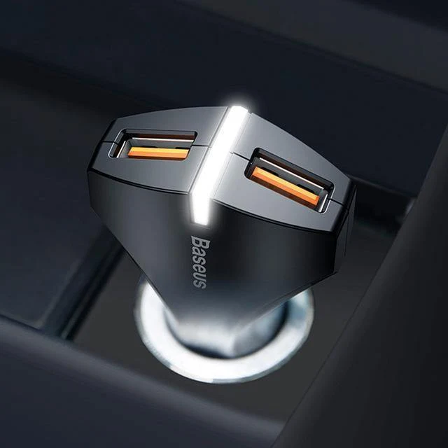 Baseus Quick Charge 3.0 Autoladegerät für Samsung Schnellladegerät QC 3.0 USB-Handyladegerät für Huawei Xiaomi Schnellladen