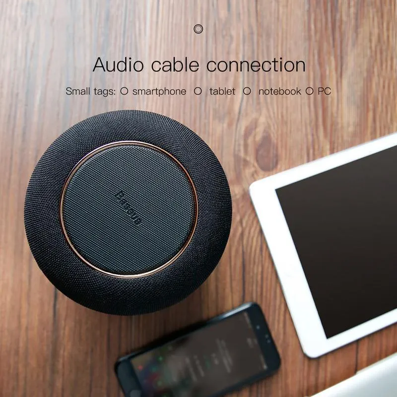 Baseus E50 24W Bluetooth-Lautsprecher mit kabelloser Ladefunktion, kabelloser Qi-Ladelautsprecher für iPhone X, Samsung, Xiaomi, Huawei