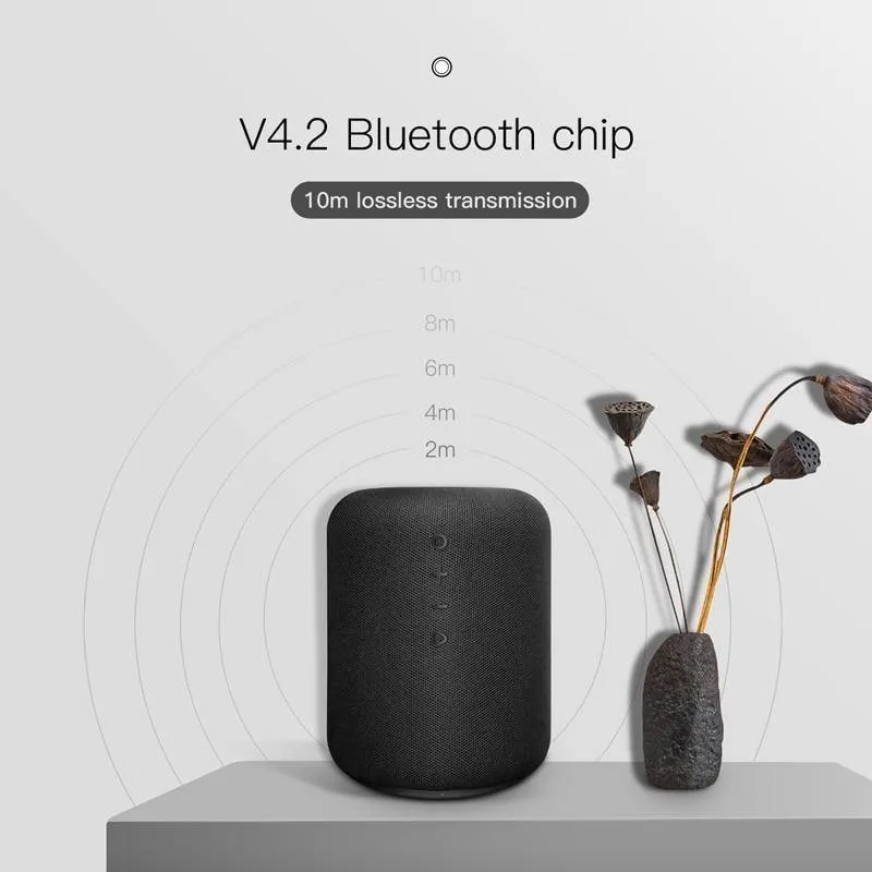 Baseus E50 24W Bluetooth-Lautsprecher mit kabelloser Ladefunktion, kabelloser Qi-Ladelautsprecher für iPhone X, Samsung, Xiaomi, Huawei