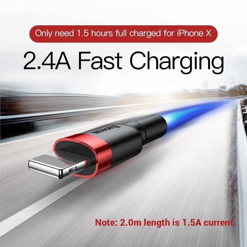Baseus 10 Teile/los USB Kabel für iPhone Kabel X 8 7 6 6s 5 5s Schnelle Ladekabel mobile telefon Ladegerät Kabel Adapter USB Datenkabel