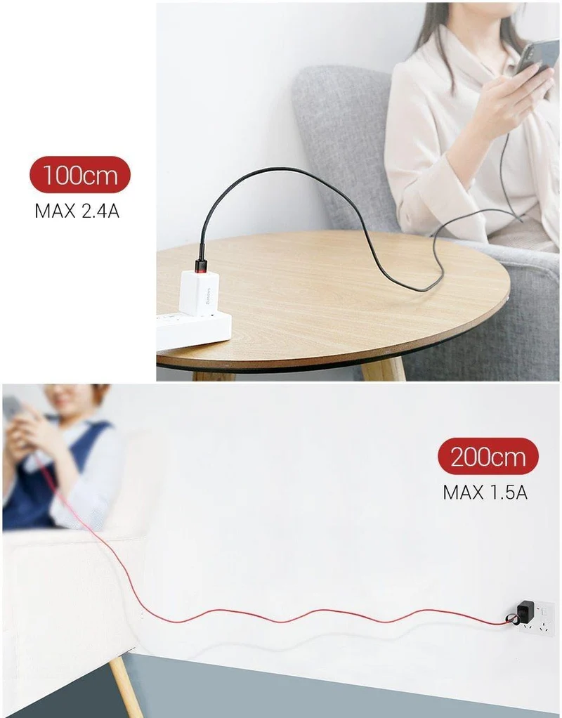 Baseus 10 Teile/los USB Kabel für iPhone Kabel X 8 7 6 6s 5 5s Schnelle Ladekabel mobile telefon Ladegerät Kabel Adapter USB Datenkabel