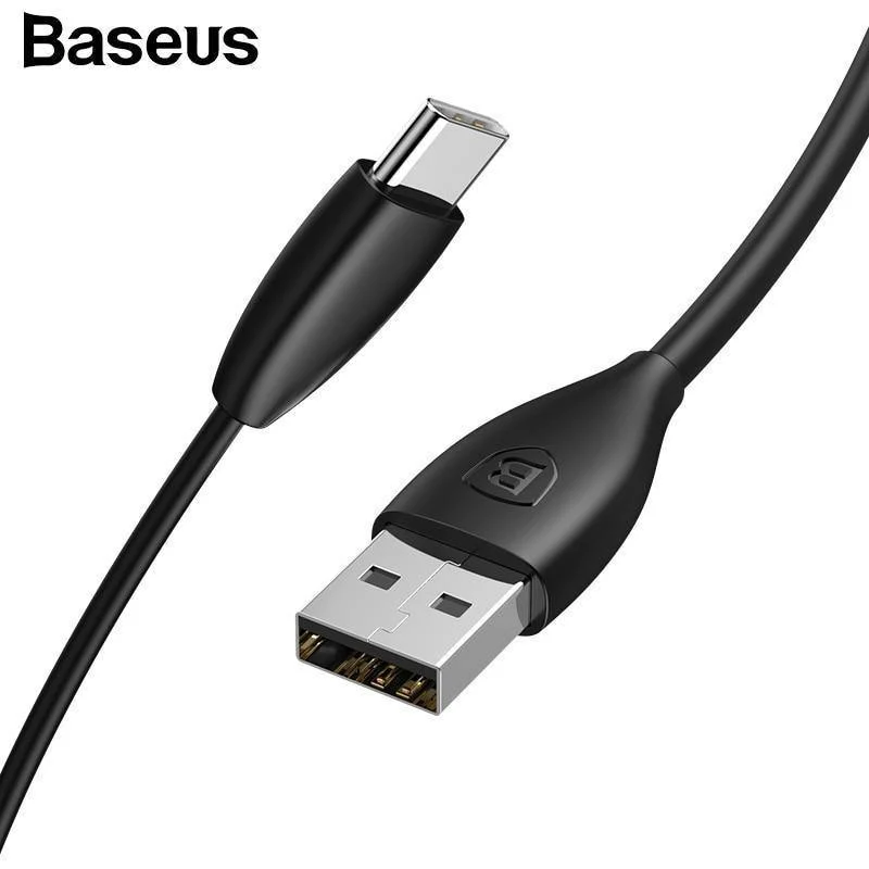 Baseus Micro USB Typ C Kabel für Samsung Xiaomi Redmi Telefon Datenkabel Schnellladekabel 2A USB Ladekabel