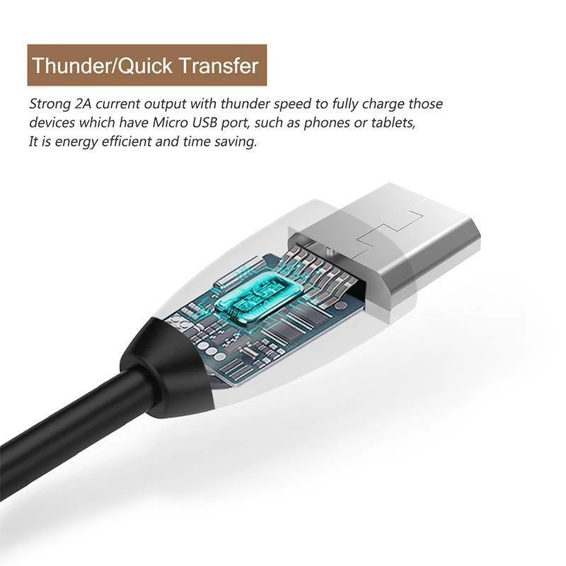 Baseus Micro USB Typ C Kabel für Samsung Xiaomi Redmi Telefon Datenkabel Schnellladekabel 2A USB Ladekabel