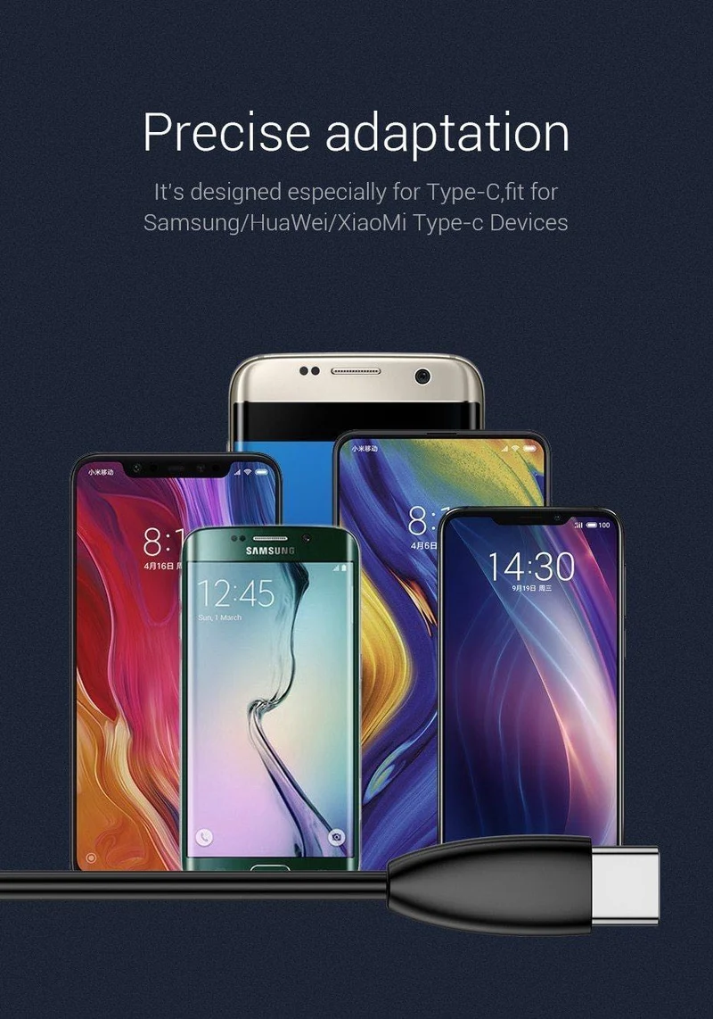 Baseus Micro USB Typ C Kabel für Samsung Xiaomi Redmi Telefon Datenkabel Schnellladekabel 2A USB Ladekabel