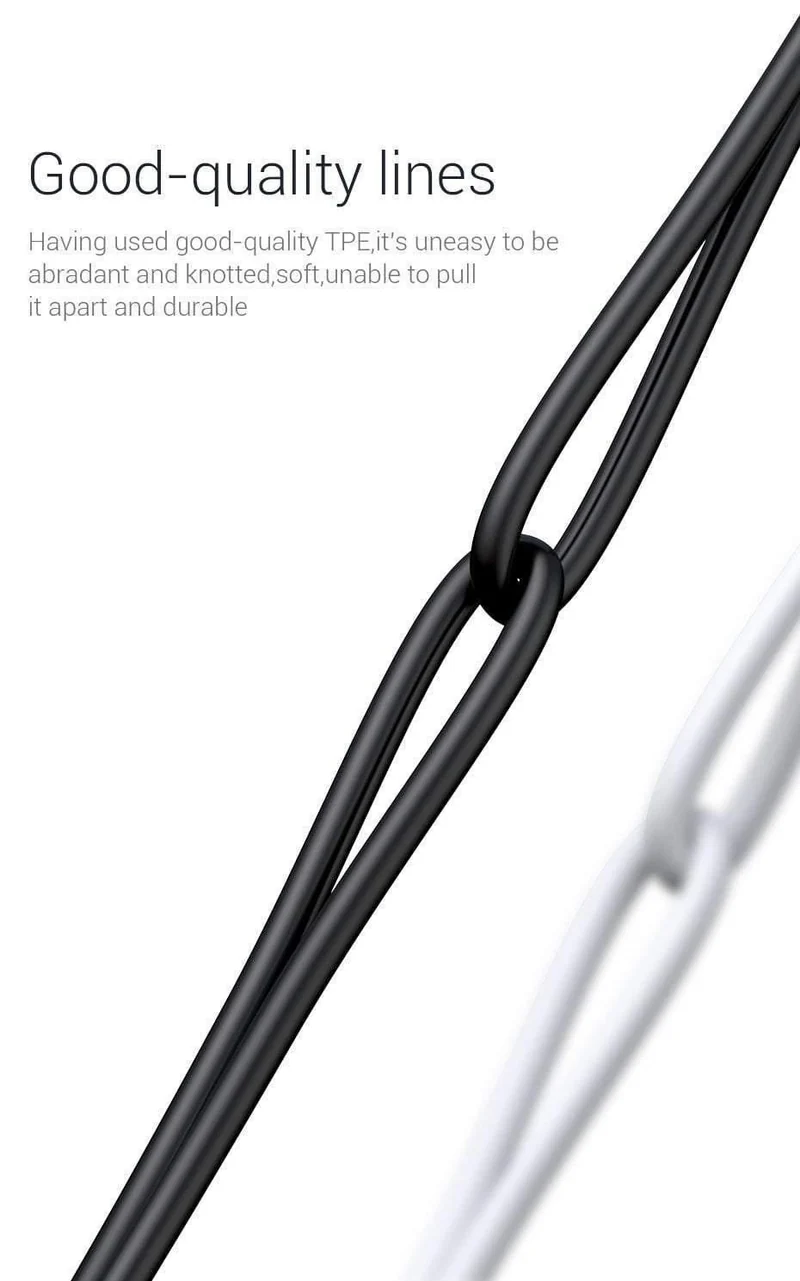 Baseus Micro USB Typ C Kabel für Samsung Xiaomi Redmi Telefon Datenkabel Schnellladekabel 2A USB Ladekabel
