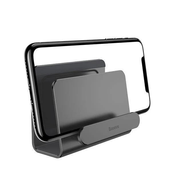 Baseus Metall-Wandhalterung für iPhone, Powerbank, stark haftender Handyhalter, Ständer für Samsung Huawei, Ladebuchse