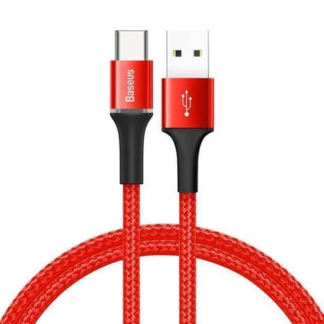 Baseus USB Typ C Kabel Für Samsung Galaxy S10 S9 S8 Plus OnePlus 6t Schnelle Lade USB-C Ladegerät Mobile telefon USBC Typ-C Kabel