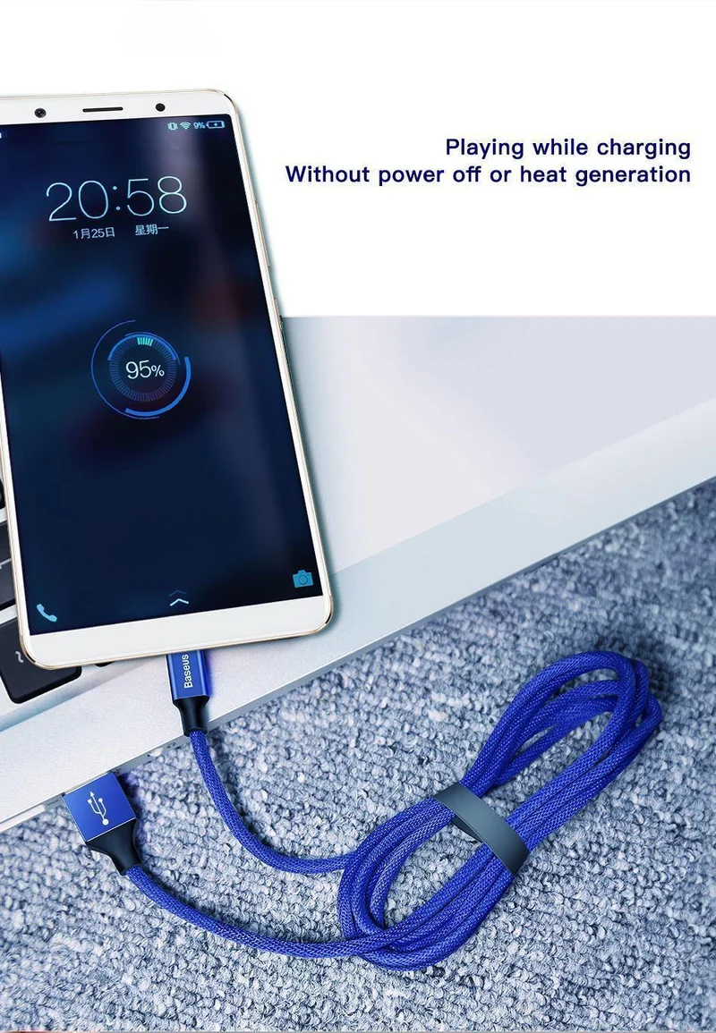 Baseus Micro USB Kabel Schnellladedaten Ladekabel Microusb Ladekabel Für Samsung Xiaomi Redmi Android Handy Kabel