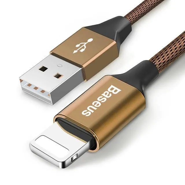 USB-Kabel für iPhone, Baseus-Schnellladekabel für iPhone XS Max XR X 8 7 6 6S 5 5S iPad-Kabel-Handykabel
