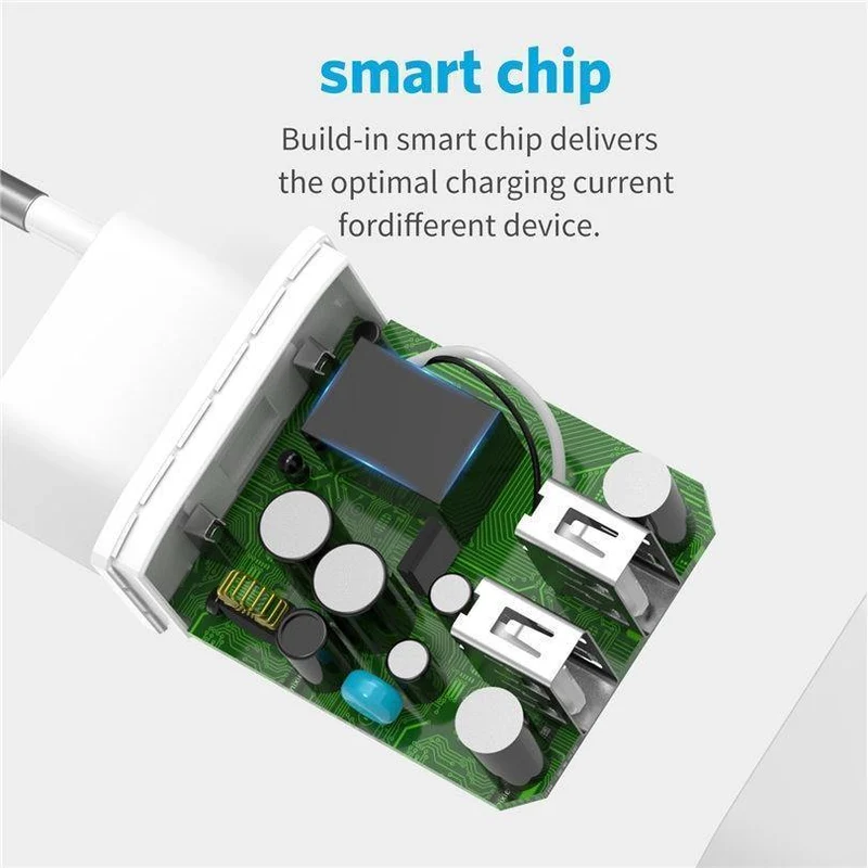 USLION USB Ladegerät 5V2A EU Stecker Reise Ladung für iPhone Samsung Xiaomi Tablet Universal Wand Adapter Smart Handy Ladegerät