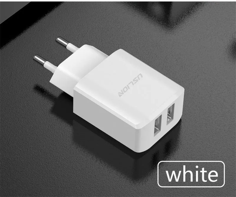 USLION USB Ladegerät 5V2A EU Stecker Reise Ladung für iPhone Samsung Xiaomi Tablet Universal Wand Adapter Smart Handy Ladegerät