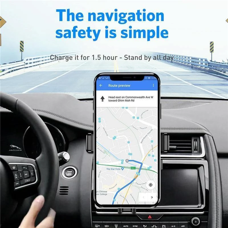 USLION Qi Auto-Drahtlosladegerät für iPhone XR XS MAX X 8 7 Samsung Xiaomi Huawei Schnelle drahtlose Ladehalterung Autotelefonhalter