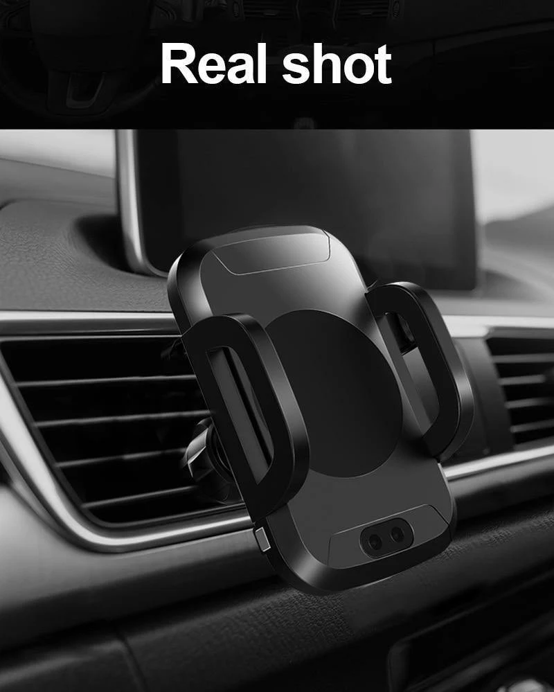 TOMKAS Qi Kabelloses Autoladegerät Infrarot-Sensor Schnellladegerät Kabelloses Aufladen für Telefon Automatische Induktion Kabelloses Autoladegerät