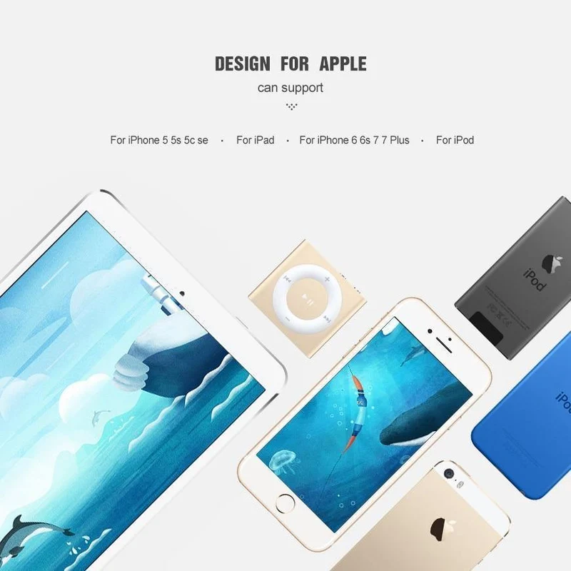 FLOVEME Für iPhone 7 Blitz Kabel USB Lade für iPhone Kabel Handy Ladegerät Kabel Für iPhone 5s 6 7 8 X iPad Air 2