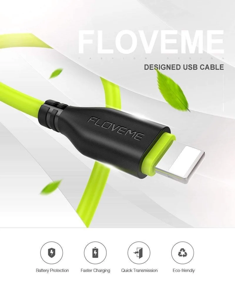 FLOVEME USB Kabel für iPhone 7 8X2.2 EINE Lade Sync 0.3 m 1m Handy Kabel Für Apple iPhone 10 6 7 8 Plus 5s Ladegerät Cabo