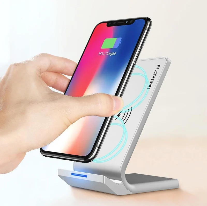 FLOVEME 5V/2A Drahtlose Ladegerät Für Samsung Galaxy S8 S7 S10 Hinweis 8 9 Qi Drahtlose Lade Dock für iPhone X 8 XS MAX USB Ladegerät