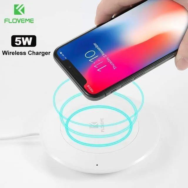 FLOVEME 5V/2A Drahtlose Ladegerät Für Samsung Galaxy S8 S7 S10 Hinweis 8 9 Qi Drahtlose Lade Dock für iPhone X 8 XS MAX USB Ladegerät