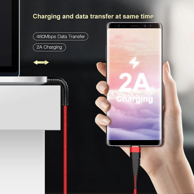 FLOVEME USB Typ C Kabel Für Samsung Galaxy S9 S8 Plus Note 8 Hochfestes USB C Kabel Für Nokia 8 7 Plus P10 Telefon Ladegerät Cabo