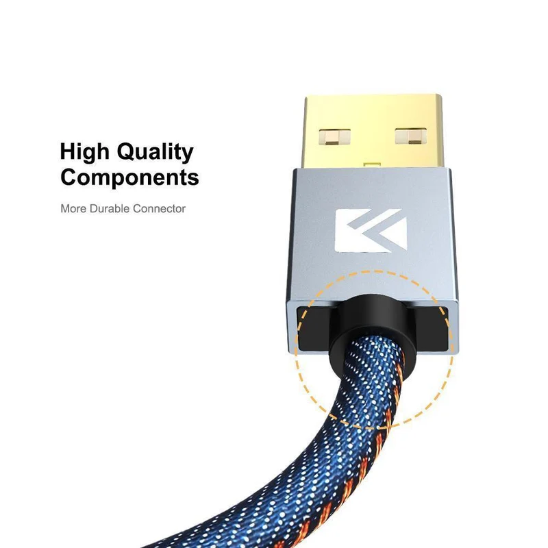 FLOVEME 5 Teile/los Original Micro USB Kabel 2.1 EINE Schnelle Ladegerät Daten Sync 30cm 1m 2m Telefon Kabel für Samsung Xiaomi LG Android Cabo