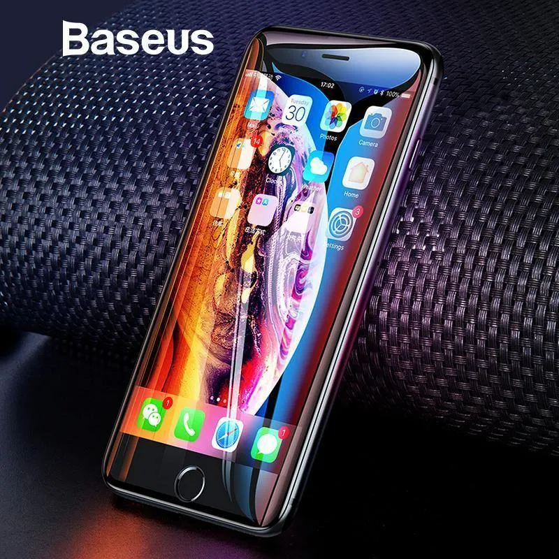 Baseus Universal-Schutzglas für iPhone 7 8 6 6s Displayschutz 3D Volle Abdeckung aus gehärtetem Glas für iPhone 6 7 8 Plus