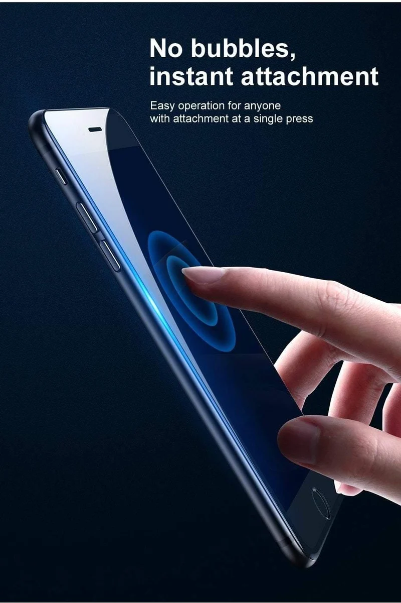 Baseus Universal-Schutzglas für iPhone 7 8 6 6s Displayschutz 3D Volle Abdeckung aus gehärtetem Glas für iPhone 6 7 8 Plus