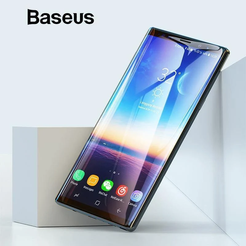 Baseus 3D Surface Displayschutzfolie für Samsung Note 9, 0.3 mm dünnes 9H gehärtetes Glas für Samsung Galaxy Note 9 Schutzglas