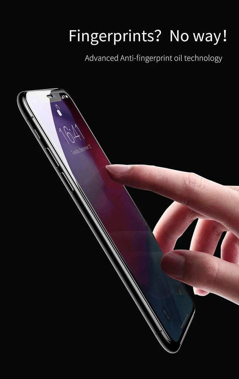 Baseus 0.3 mm gehärtetes Glas für iPhone Xs Xs Max XR Displayschutzfolie vollständige Abdeckung Schutzglas für iPhone X Xs Xs Max 2018