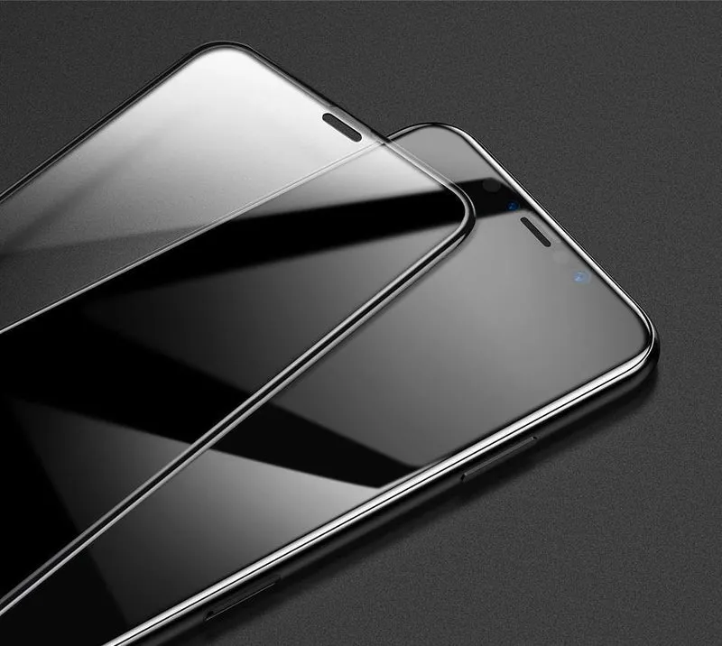 Baseus 0.3 mm gehärtetes Glas für iPhone Xs Xs Max XR Displayschutzfolie vollständige Abdeckung Schutzglas für iPhone X Xs Xs Max 2018