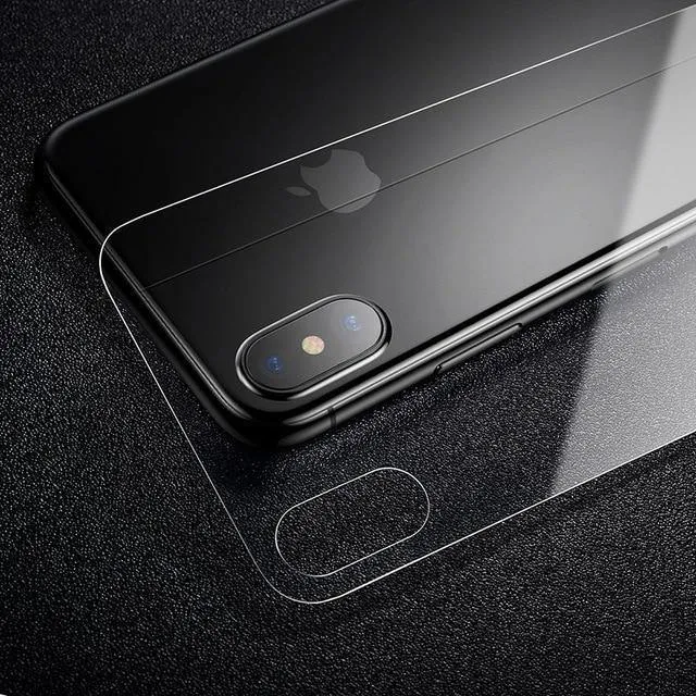 Baseus 0.3 mm Rückschutz für iPhone X gehärtetes Glas Rückabdeckung Ultradünnes kratzfestes Glas für iPhone X Rückfolie