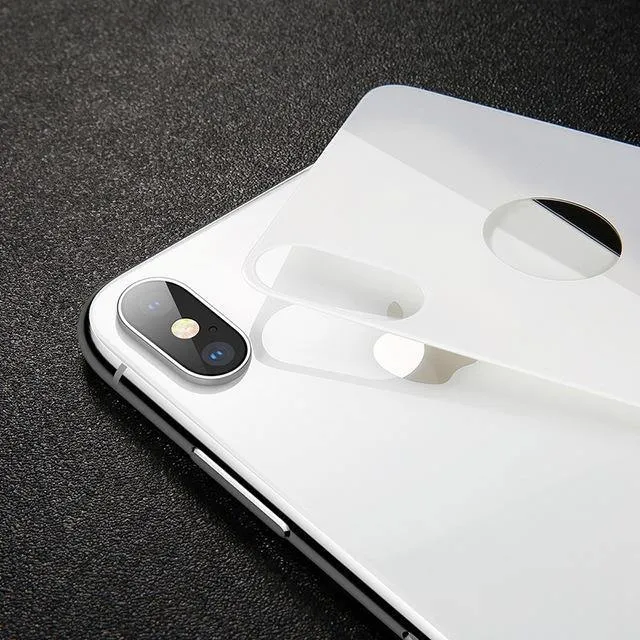 Baseus 0.3 mm Rückschutz für iPhone X gehärtetes Glas Rückabdeckung Ultradünnes kratzfestes Glas für iPhone X Rückfolie