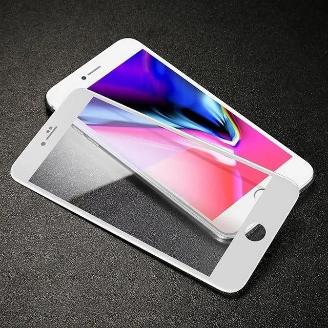 Baseus 5D Displayschutz für iPhone 7 8 gehärtetes Glas Vollbild Anti-Blaulicht-Frontglas für iPhone 7 Plus 8 Plus Glas