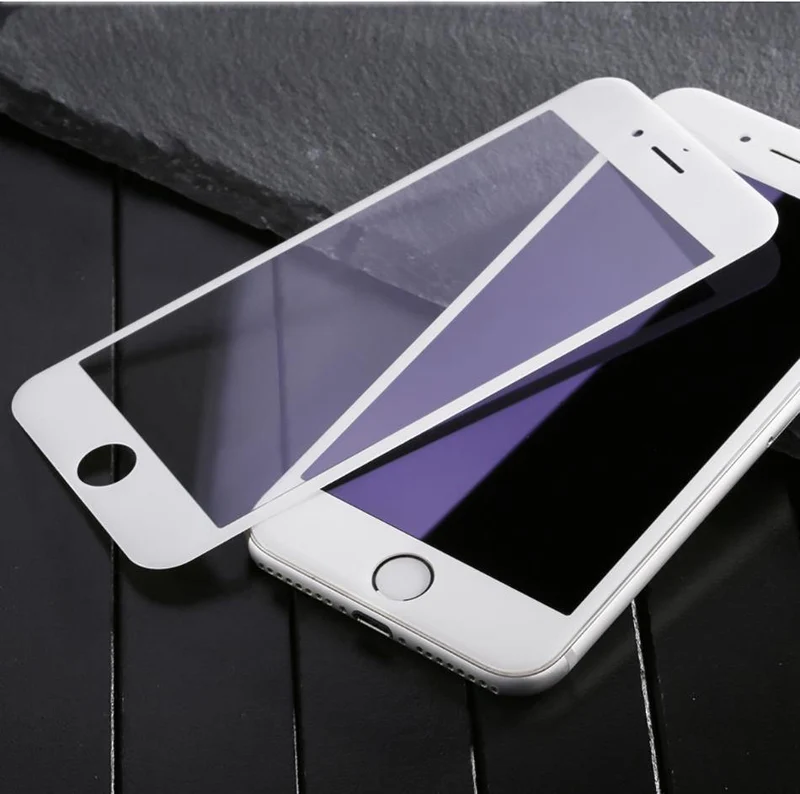 Baseus gehärtetes Glas für iPhone 8 8 Plus Displayschutzfolie Ultradünnes 9H-Schutzglas für iPhone 7 7 Plus Folie mit vollständiger Abdeckung