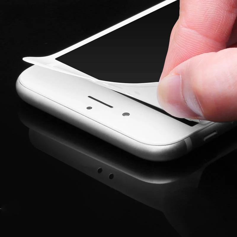 Baseus gehärtetes Glas für iPhone 8 8 Plus Displayschutzfolie Ultradünnes 9H-Schutzglas für iPhone 7 7 Plus Folie mit vollständiger Abdeckung