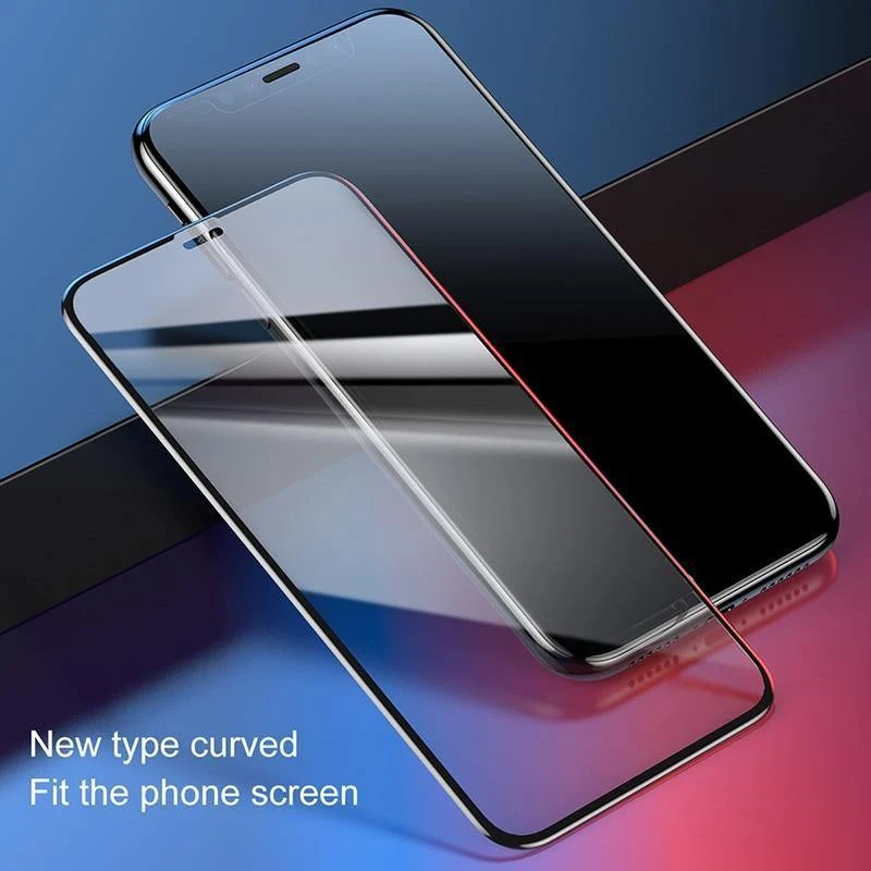 Baseus 0.2 mm Schutzglas für iPhone Xs Xs Max XR 2018 Displayschutzfolie dünne, vollständige Abdeckung aus gehärtetem Glas für iPhone Xs