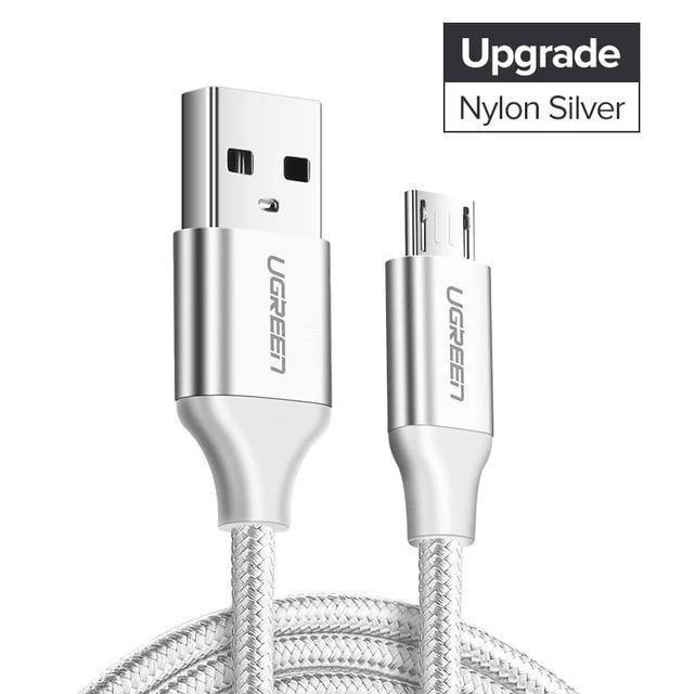 Ugreen Micro USB Kabel 2.4A Schnelle Lade Datenkabel für Xiaomi Redmi Hinweis Huawei HTC Handy Ladegerät Kabel Micro USB Kabel