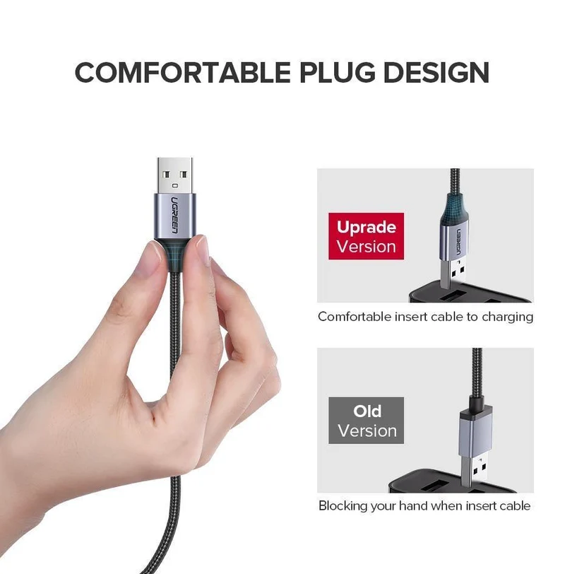 Ugreen Micro USB Kabel 2.4A Schnelle Lade Datenkabel für Xiaomi Redmi Hinweis Huawei HTC Handy Ladegerät Kabel Micro USB Kabel