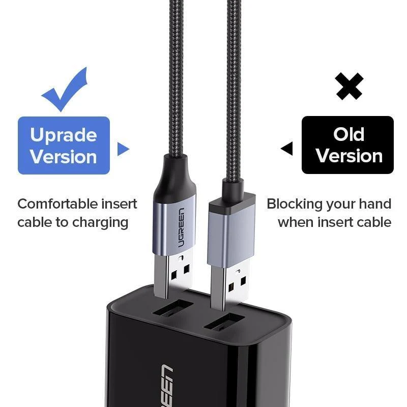 Ugreen Micro USB Kabel 2.4A Schnelle Lade Datenkabel für Xiaomi Redmi Hinweis Huawei HTC Handy Ladegerät Kabel Micro USB Kabel