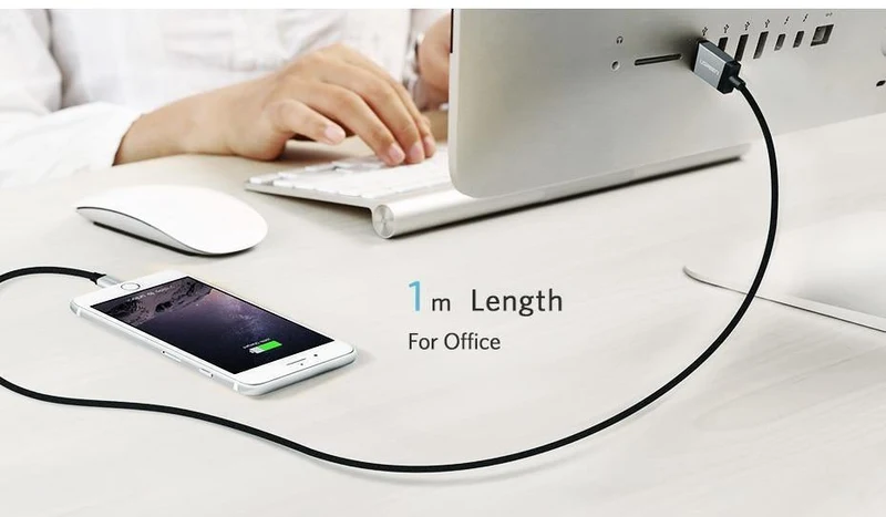 Ugreen MFi USB-Kabel für iPhone Xs Max 7 Plus 2.4A Schnelllade-Lightning-Kabel für iPhone 6 USB-Datenkabel Telefon-Ladekabel
