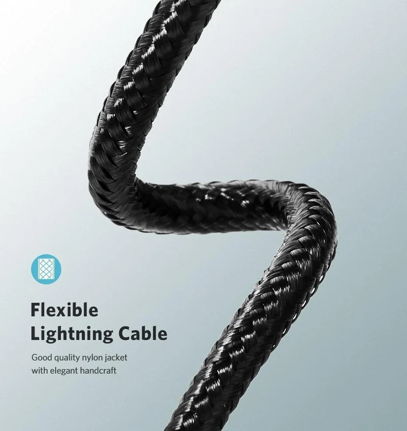 Ugreen MFi USB-Kabel für iPhone Xs Max 7 Plus 2.4A Schnelllade-Lightning-Kabel für iPhone 6 USB-Datenkabel Telefon-Ladekabel