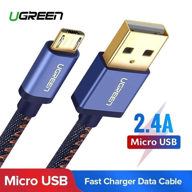 Ugreen Micro USB Ladekabel für Xiaomi Note 2.4A Fast Charger Handy USB Kabel für Samsung S7 Huawei Android USB Kabel