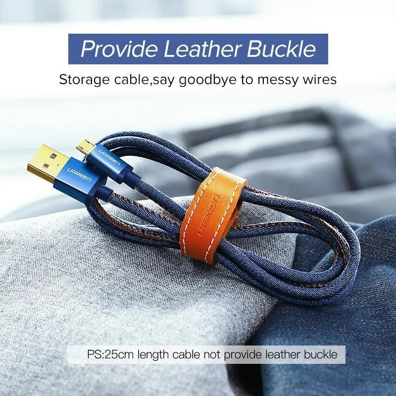 Ugreen Micro USB Ladekabel für Xiaomi Note 2.4A Fast Charger Handy USB Kabel für Samsung S7 Huawei Android USB Kabel