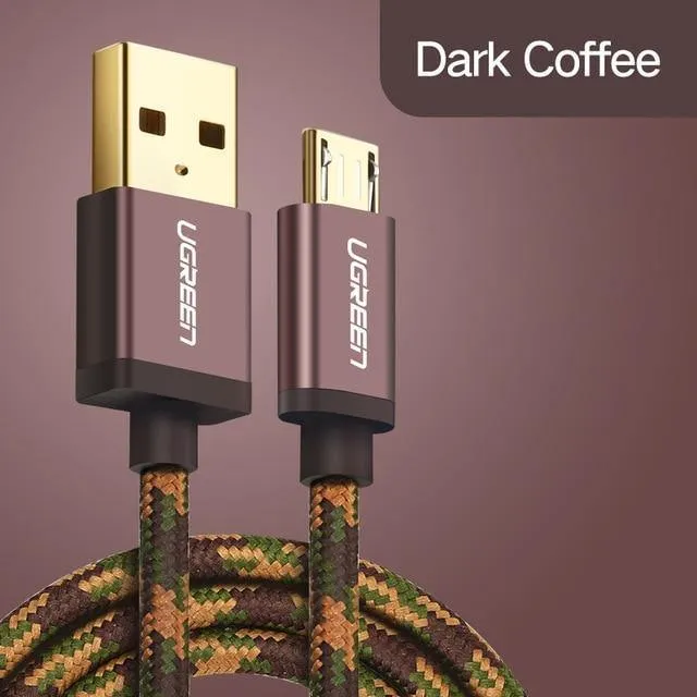 Ugreen Micro USB Ladekabel für Xiaomi Note 2.4A Fast Charger Handy USB Kabel für Samsung S7 Huawei Android USB Kabel