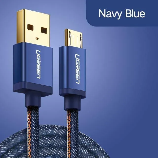 Ugreen Micro USB Ladekabel für Xiaomi Note 2.4A Fast Charger Handy USB Kabel für Samsung S7 Huawei Android USB Kabel