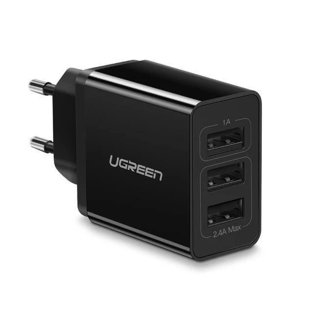 Ugreen USB Ladegerät für iPhone Xs X 8 7 Schnelles Ladegerät für Samsung Xiaomi Huawei Ladegerät EU Adapter Handy Ladegerät