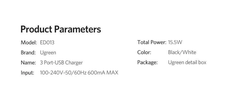 Ugreen USB Ladegerät für iPhone Xs X 8 7 Schnelles Ladegerät für Samsung Xiaomi Huawei Ladegerät EU Adapter Handy Ladegerät